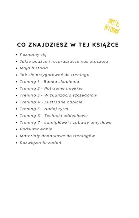 e-book Jak utrzymać koncenrację - Twój 7-dniowy plan treningowy e-book Jak utrzymać koncenrację - Twój 7-dniowy plan treningowy
